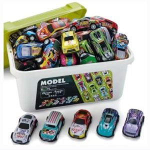 Alloy Cars in a bucket 30pc
