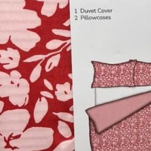 Floral Q Size double sided bed set